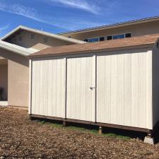 ECHO Homeless Organization - Donation of New Storage Shed Painting in Atascadero, CA 16