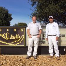 ECHO Homeless Organization - Donation of New Storage Shed Painting in Atascadero, CA 2