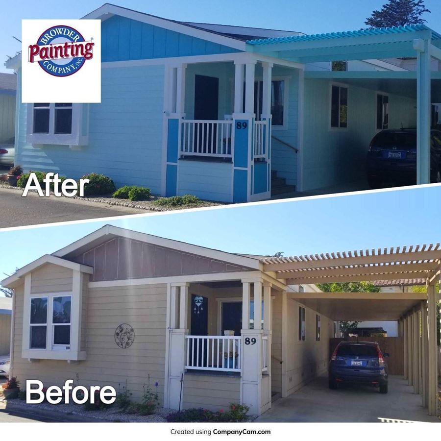 Exterior painting color change san luis obispo