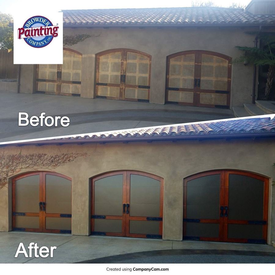 Garage door painting los osos ca