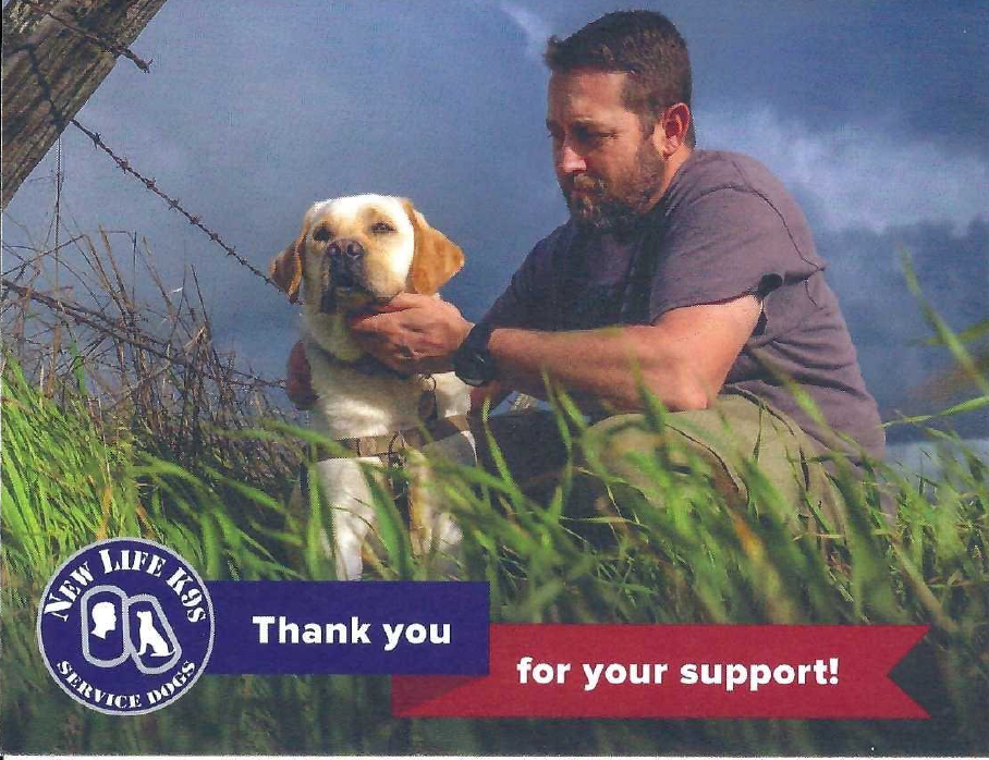 New life k9 thank you for your support spring