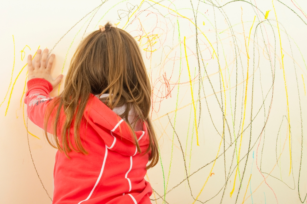 How do kids change how often you repaint interior walls?