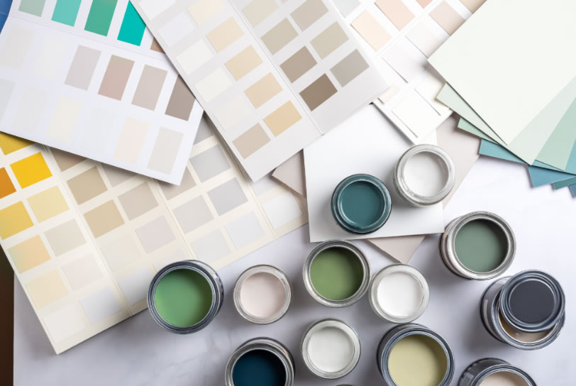 color palette swatches for painting your home