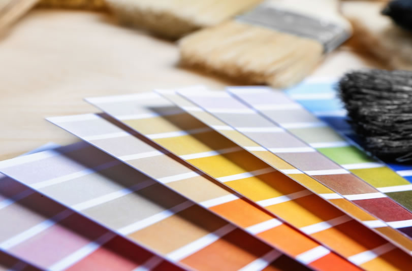 color palette swatches for painting your home