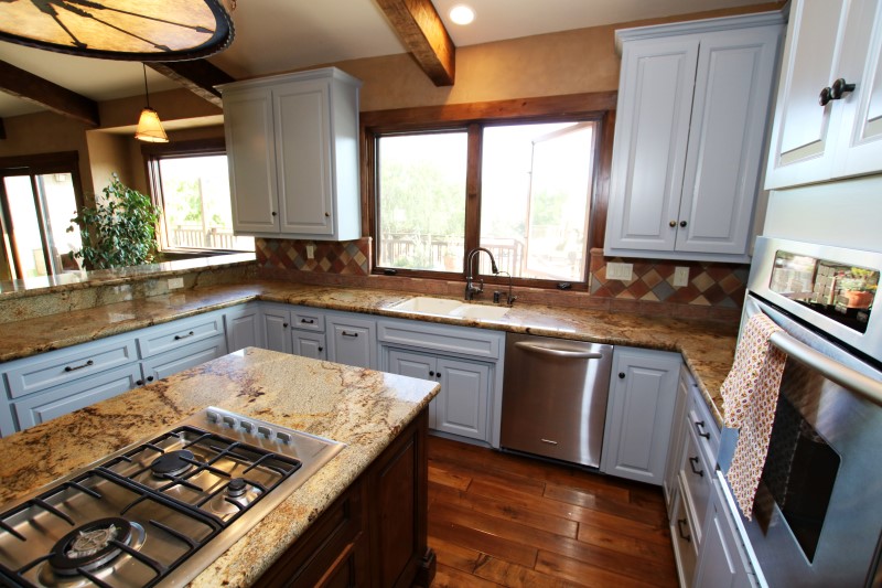 Broad finished cabinets