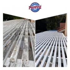 Exterior Painting Wood Trellis Patio Cover in Nipomo, CA