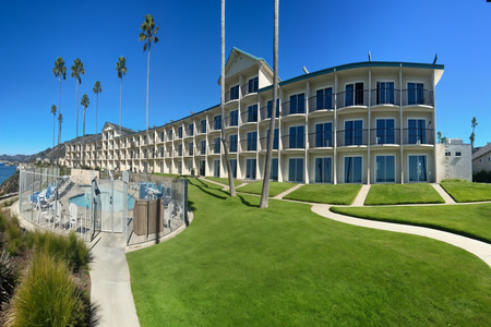 Exterior Painting — Pismo Beach Landmark Hotel