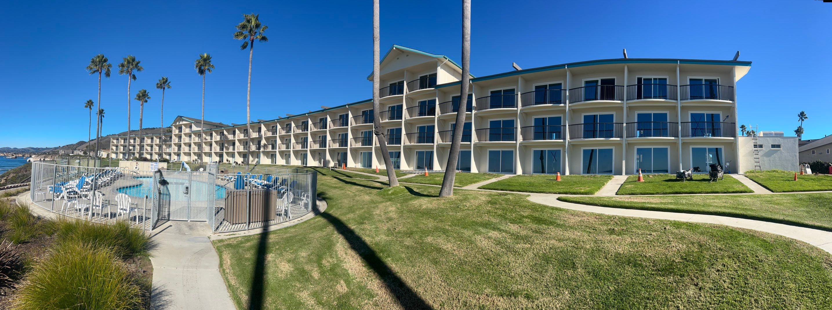 Exterior Painting — Pismo Beach Landmark Hotel