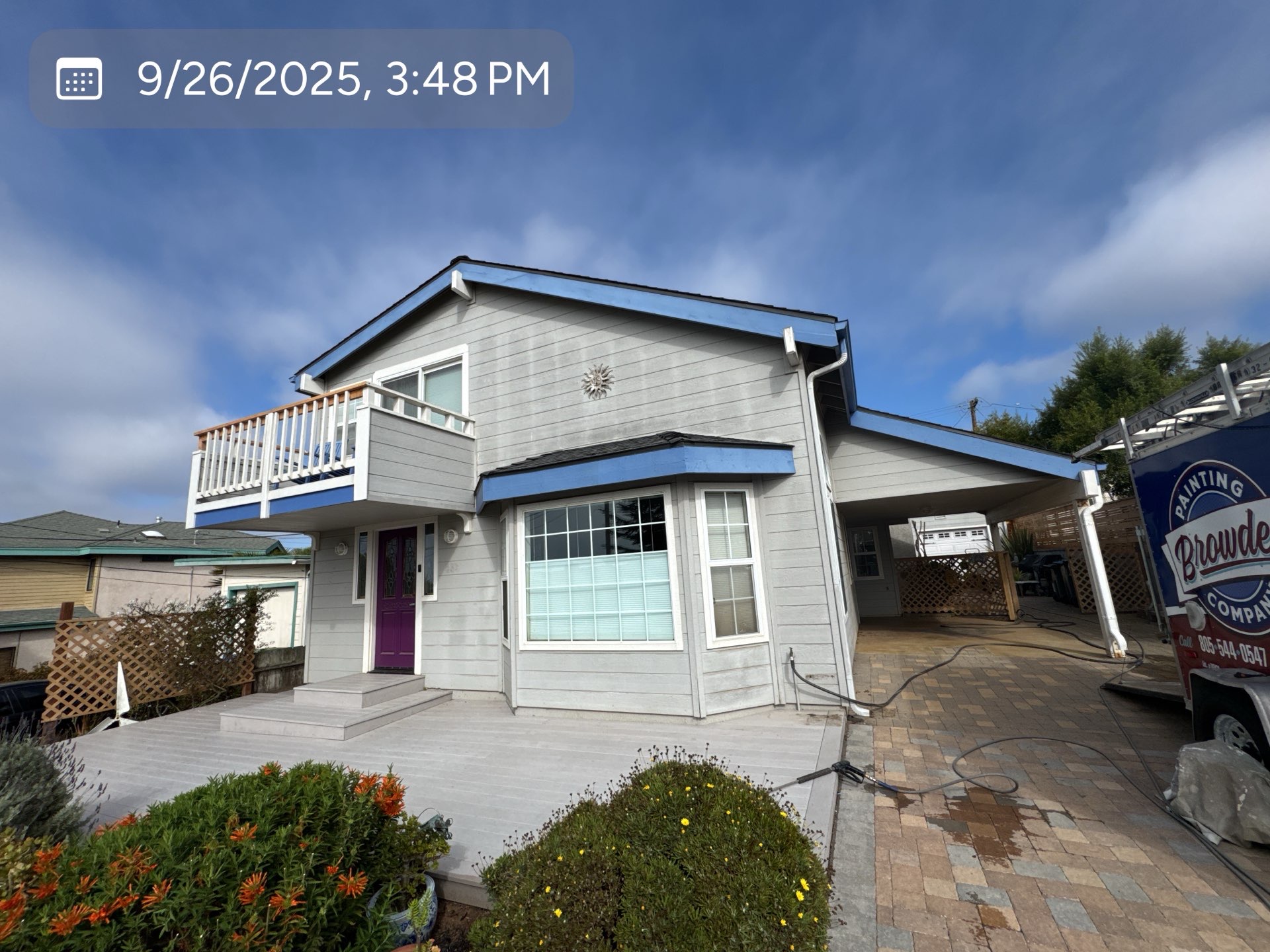 Morro Bay, California Exterior House Painting Near the Ocean a Coastal Repaint Project