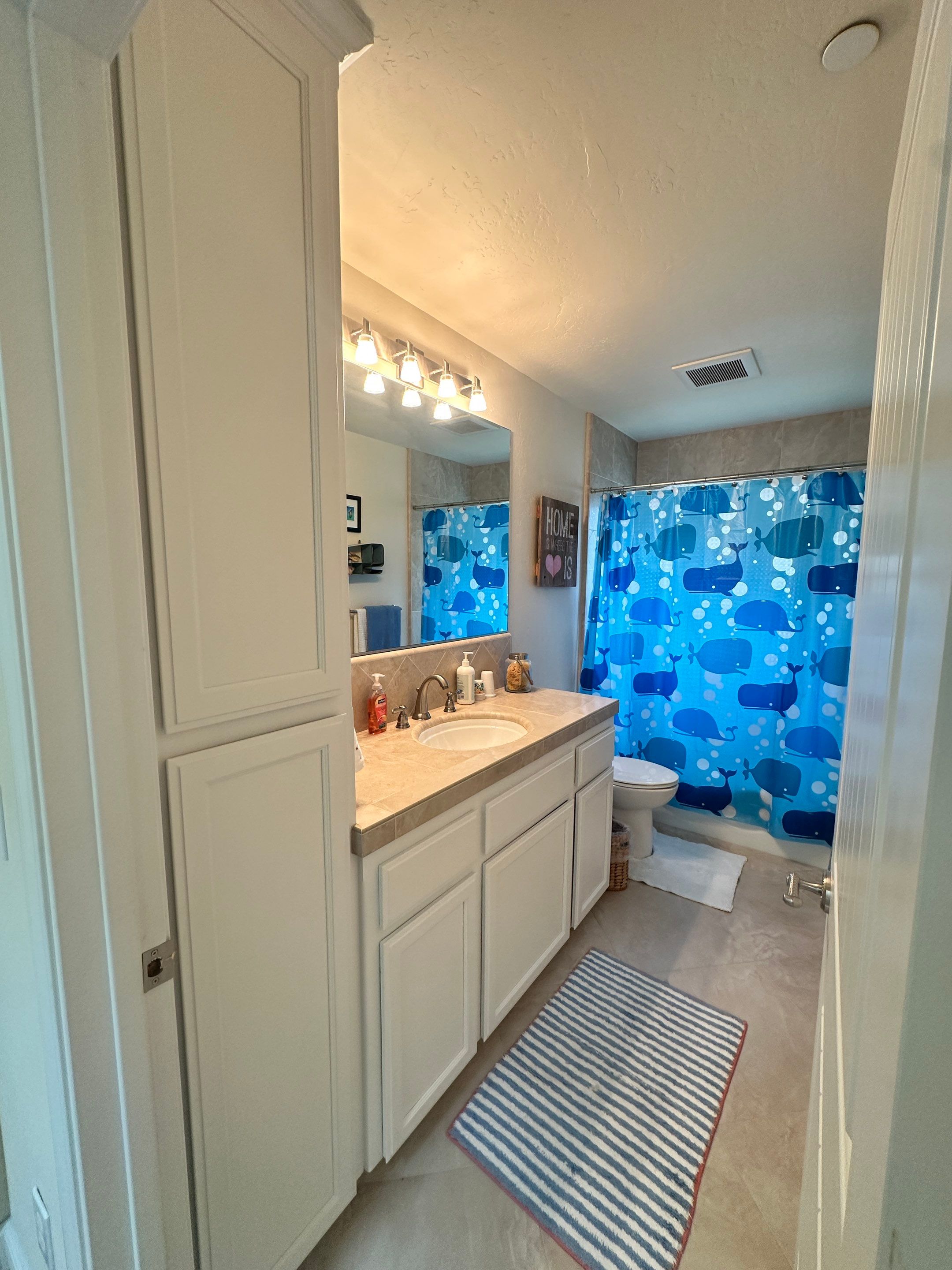 Small Bathroom Cabinet Refresh | Morro Bay